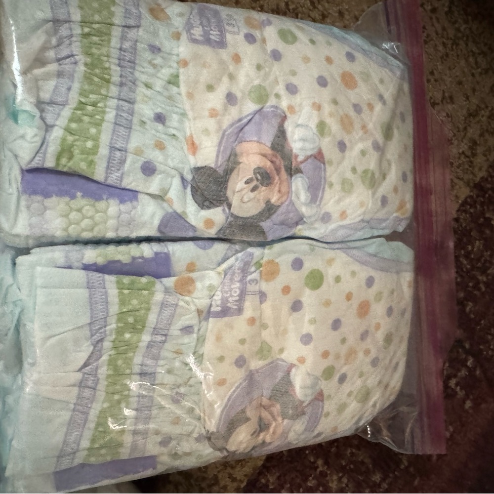 Diapers Size 3- Huggies . 124 diapers total